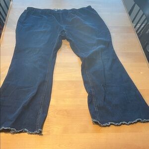 Tinseltown 22w elastic waist flare jeans belk